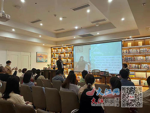 3月5日晚，南昌高新区图书馆举办书友会。